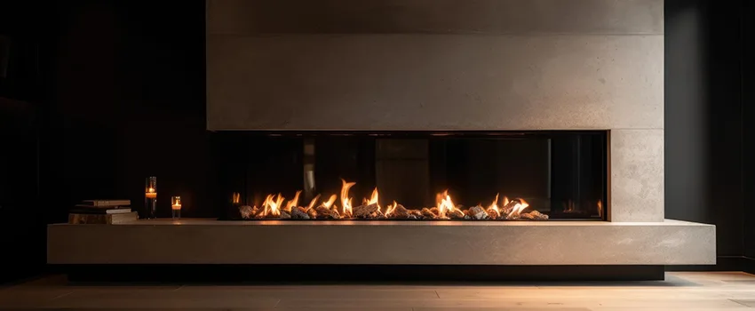 Gas Fireplace Ember Bed Design Services in Pensacola, Florida