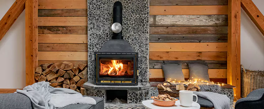 Thelin Hearth Products Direct Vent Gas Stove Fireplace Inspection in Pensacola, Florida